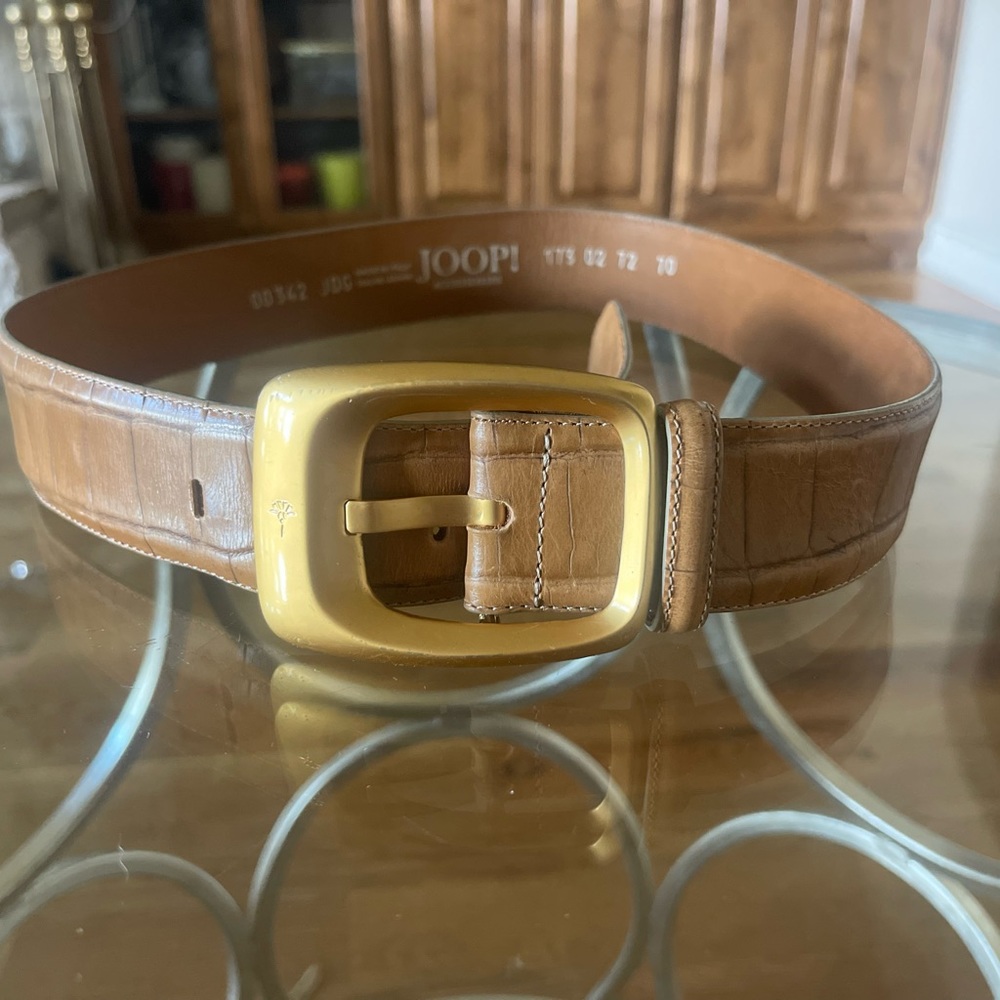Joop! Genuine leather belt 70 cm, EUC